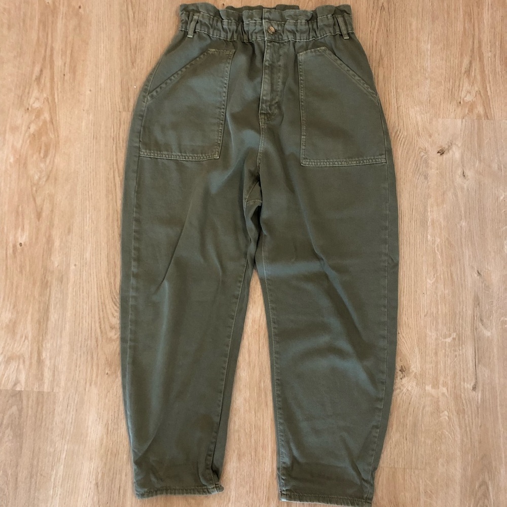 Zara paper bag pants